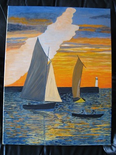 peinture de Josette Bude Laurent